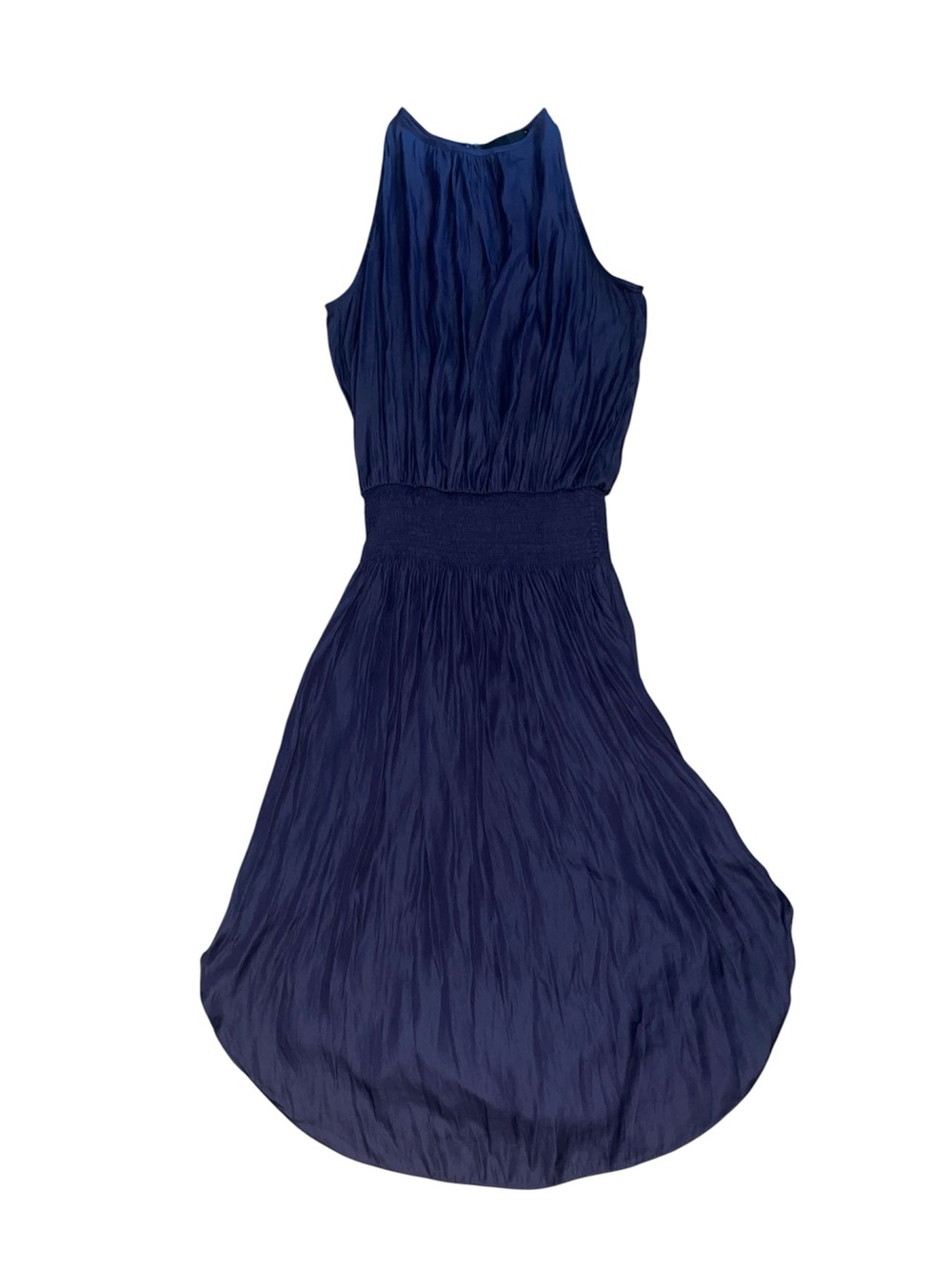 Mimi & Dottie navy midi dress
